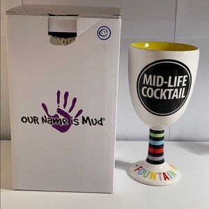 Mid Life Cocktail Cup Mug Fountain of Youth Signed